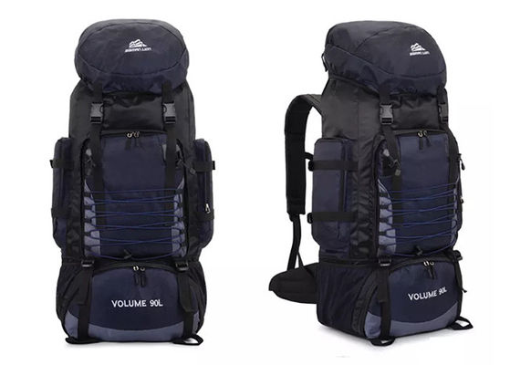 Reusable 90L Hiking Camping Bags , Outdoor Mountain Climbing Rucksack