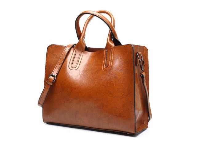 Thickened Leather Women PU Handbag Purse Multi scene Recycled
