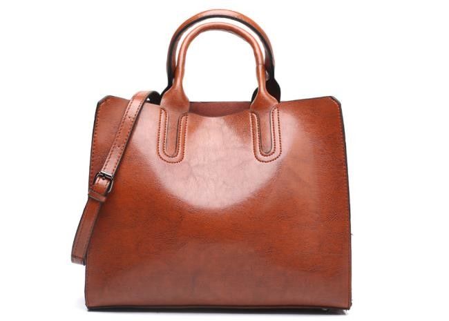 Thickened Leather Women PU Handbag Purse Multi scene Recycled