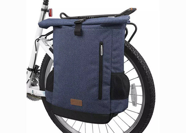 Antiwear Polyester Cycling Day Pack , Expandable Waterproof Motorcycle Backpack