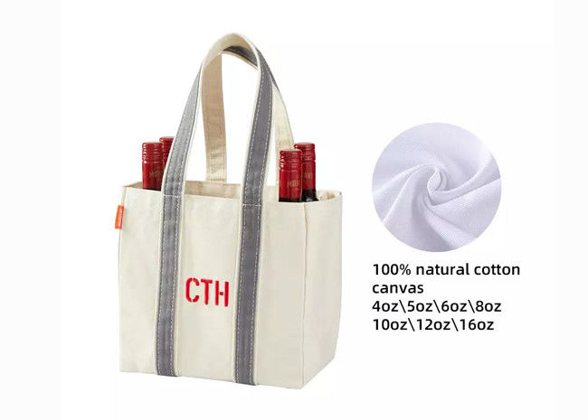 Multiscene Grocery Cotton Shopping Bags Waterproof For Picnic
